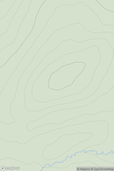 Thumbnail image for Creag an Daimh [Inverness to Strathspey] showing contour plot for surrounding peak